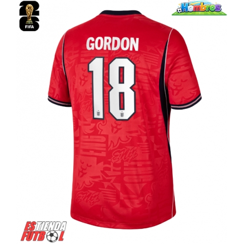 Inglaterra Anthony Gordon #18 Segunda Equipación Mundial 2026 Manga Corta